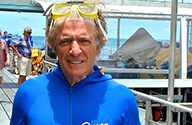 Paul Hodge at the Great Barrier Reef