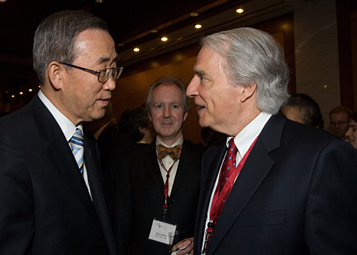 PAUL HODGE MEETING WITH THE HONORABLE BAN KI-MOON, UNITED NATIONS SECRETARY GENERAL